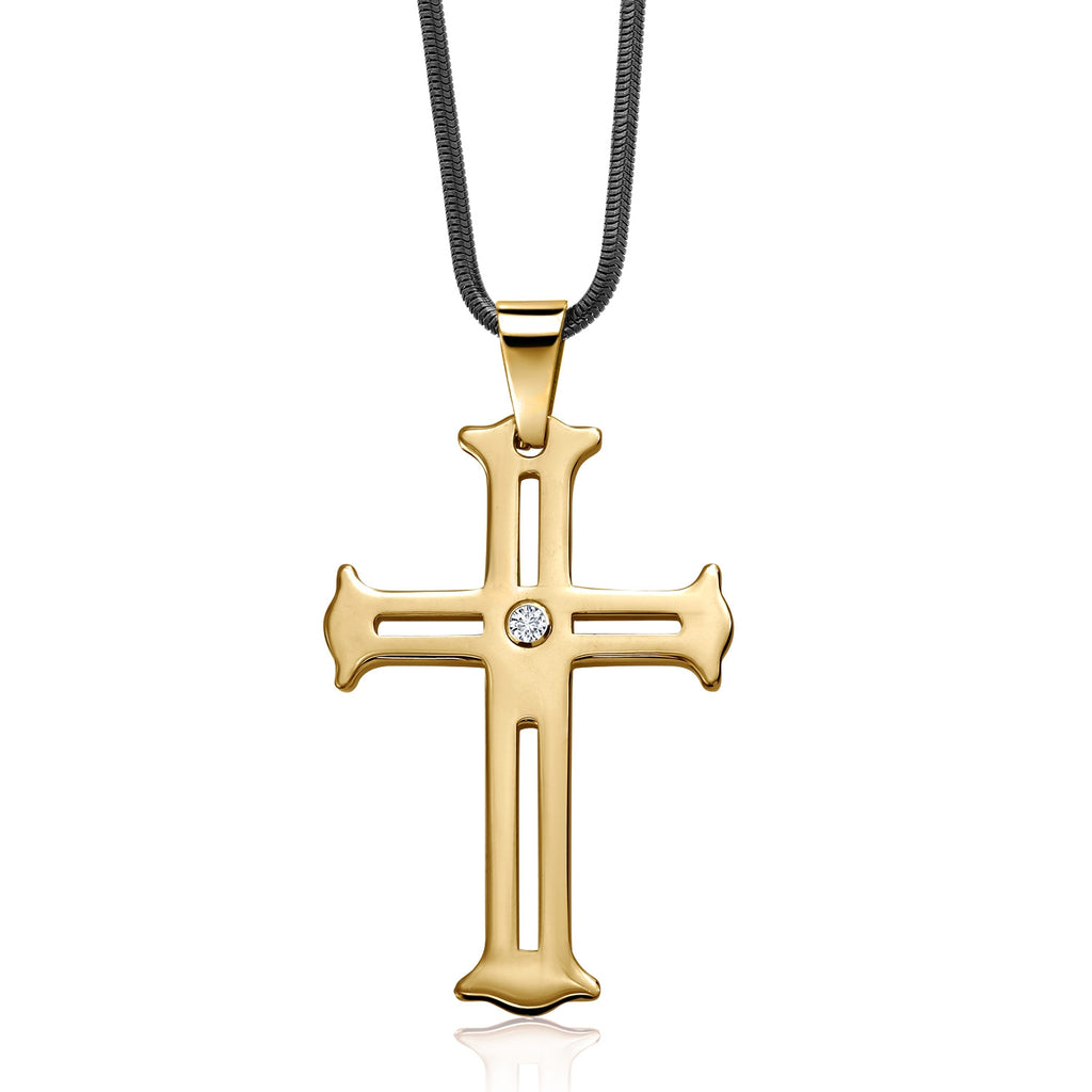 Black Snake Chain_Pendant in Tungsten