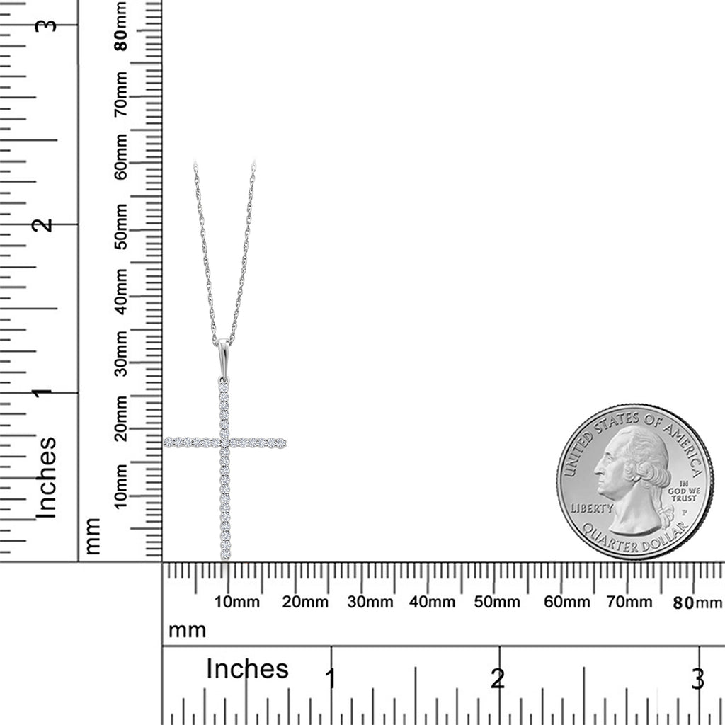 Pendant in 10K White Gold