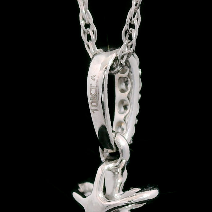 Pendant in 10K White Gold