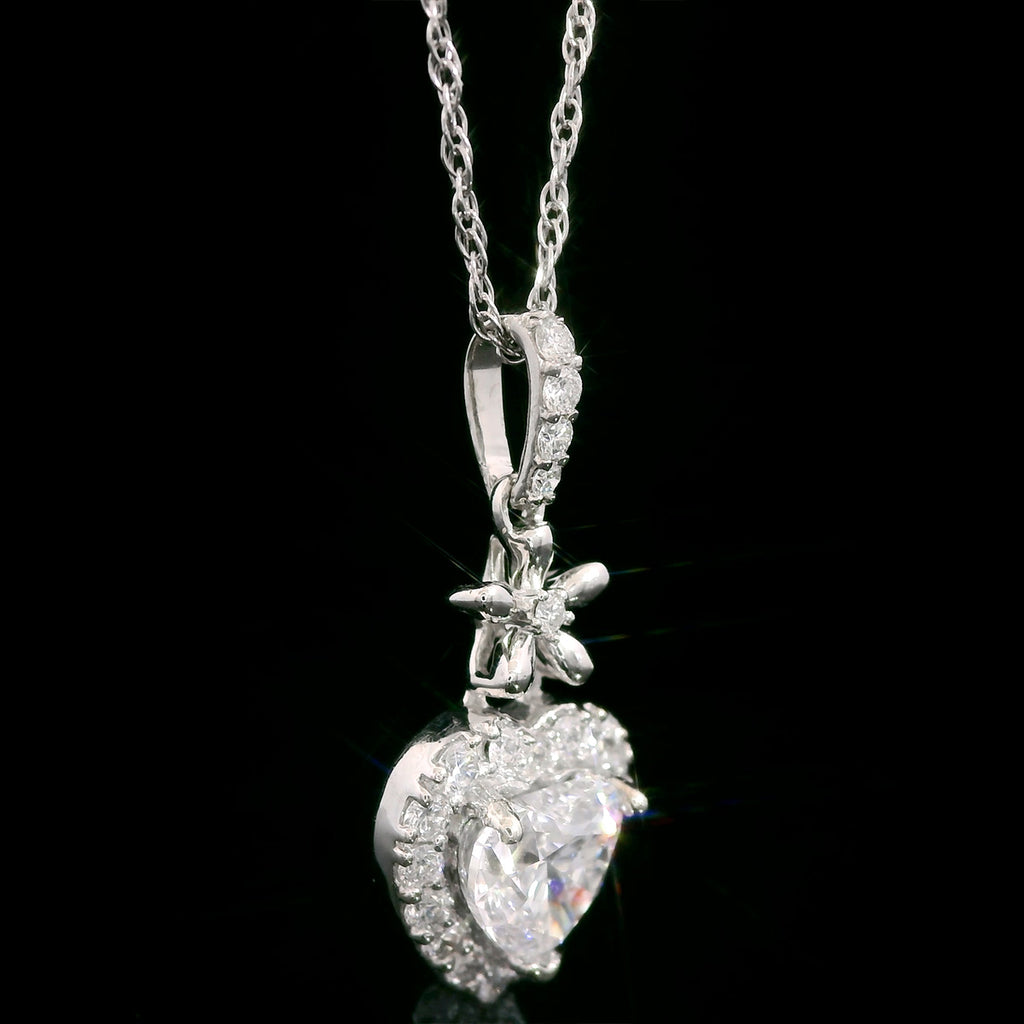 Pendant in 10K White Gold