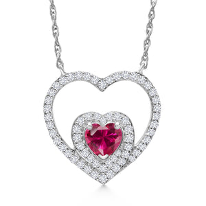 Pendant in 10K White Gold