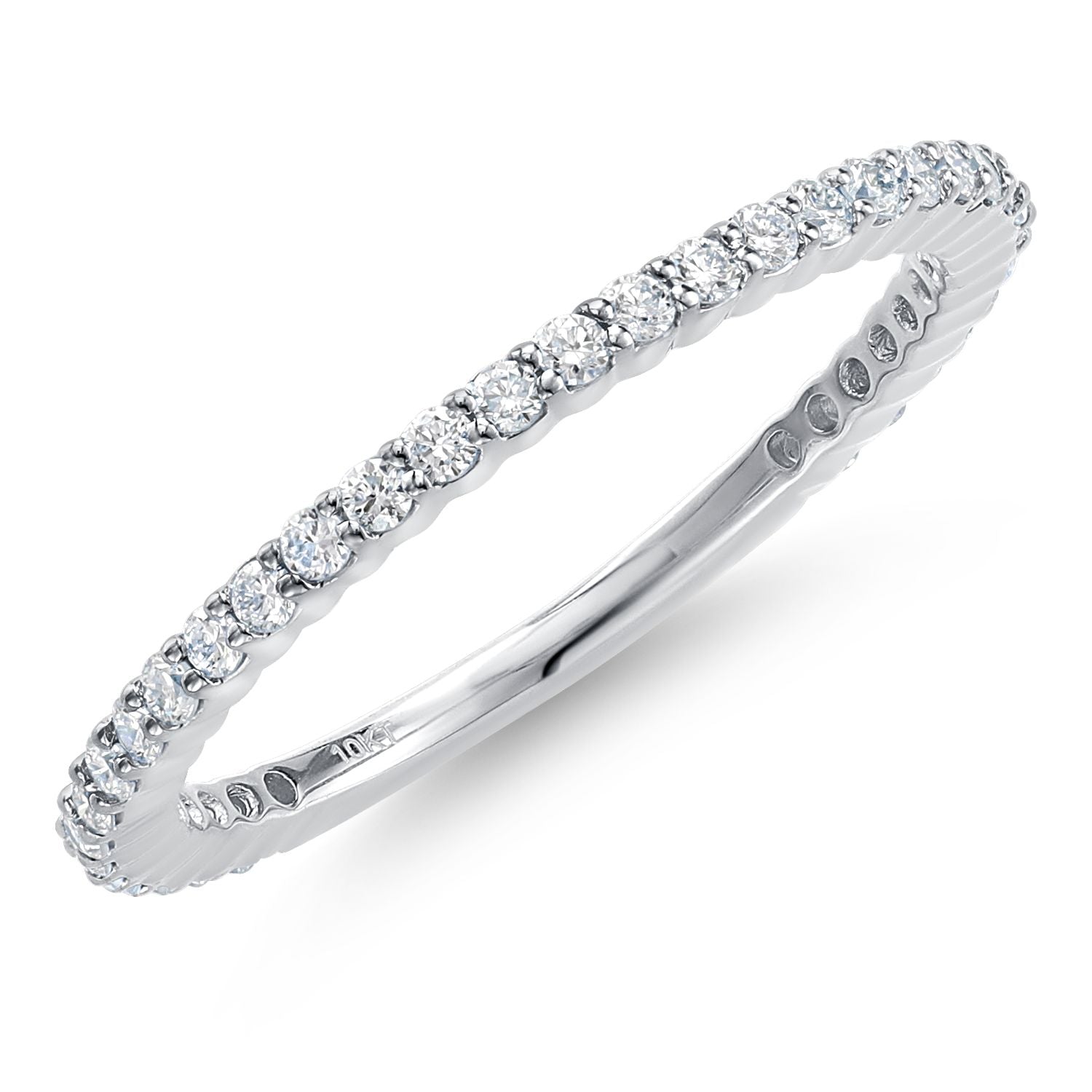 Ring in 10K White Gold