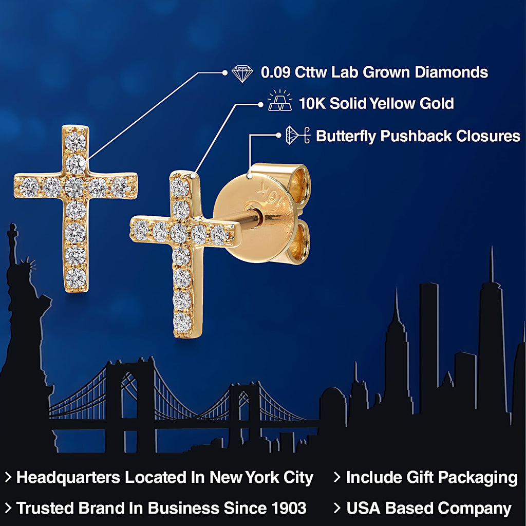 Earrings in 10K Yellow Gold