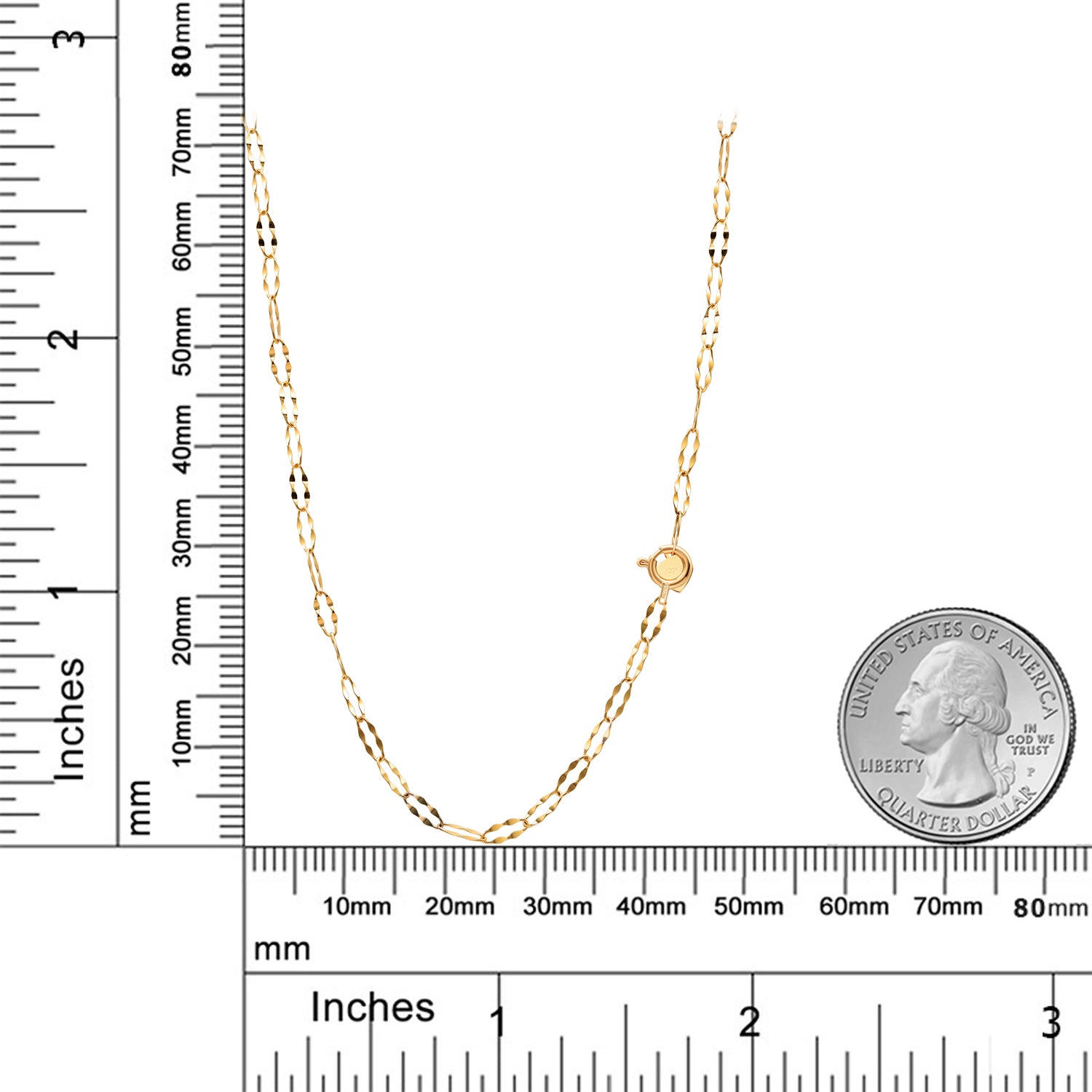 Necklace in 10K Yellow Gold