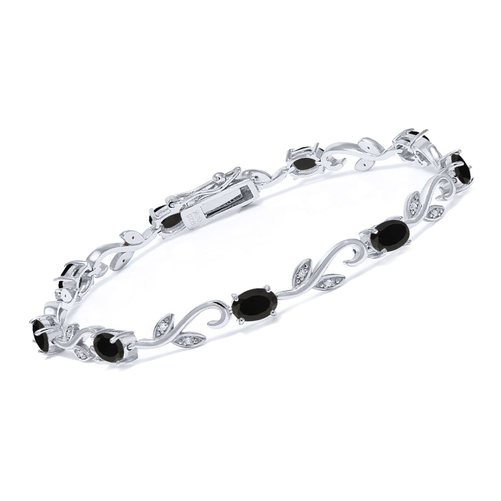Onyx - December_Bracelet in 925 Sterling Silver