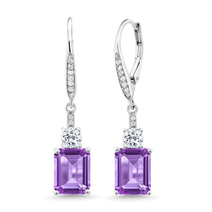 Amethyst - February_Earrings in 925 Sterling Silver