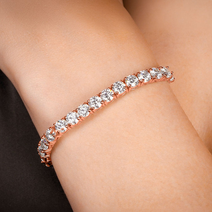 Bracelet in 925 Rose Gold Plated Silver
