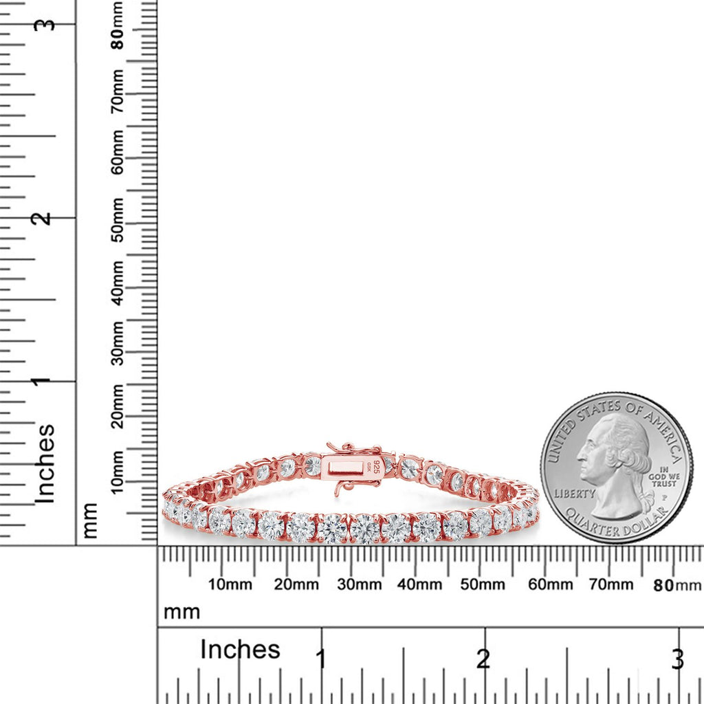 Bracelet in 925 Rose Gold Plated Silver