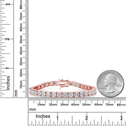 Bracelet in 925 Rose Gold Plated Silver