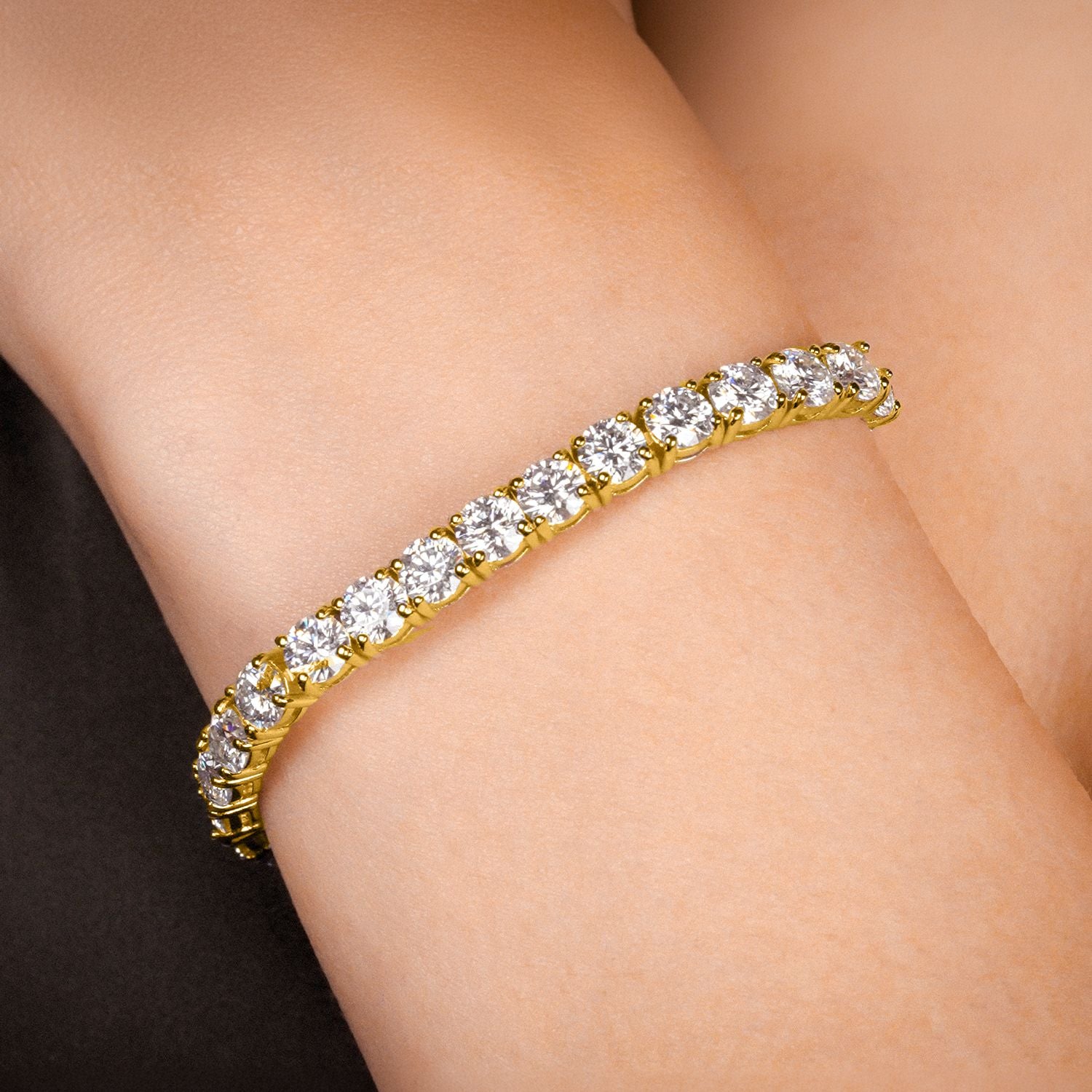 Bracelet in 925 Yellow Gold Plated Silver