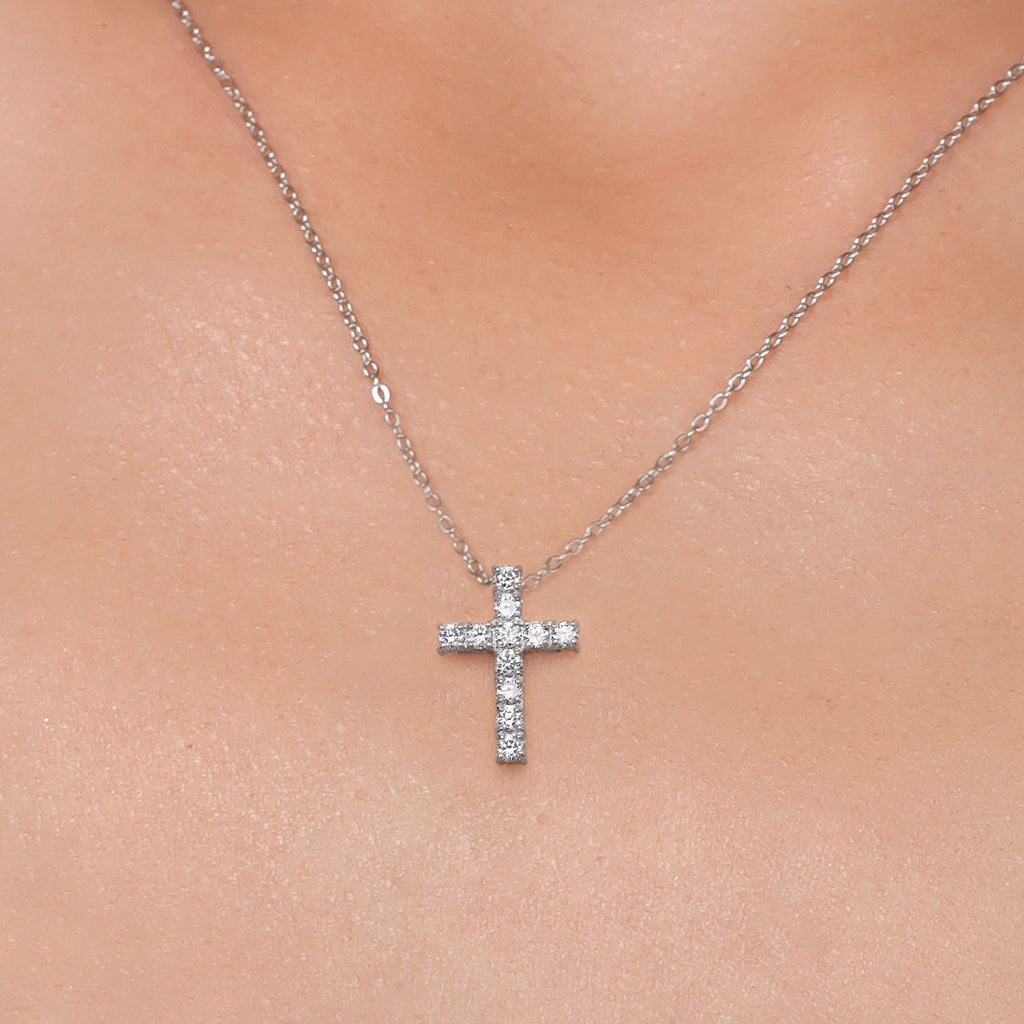 Colorless (DEF)_Pendant in 925 Sterling Silver