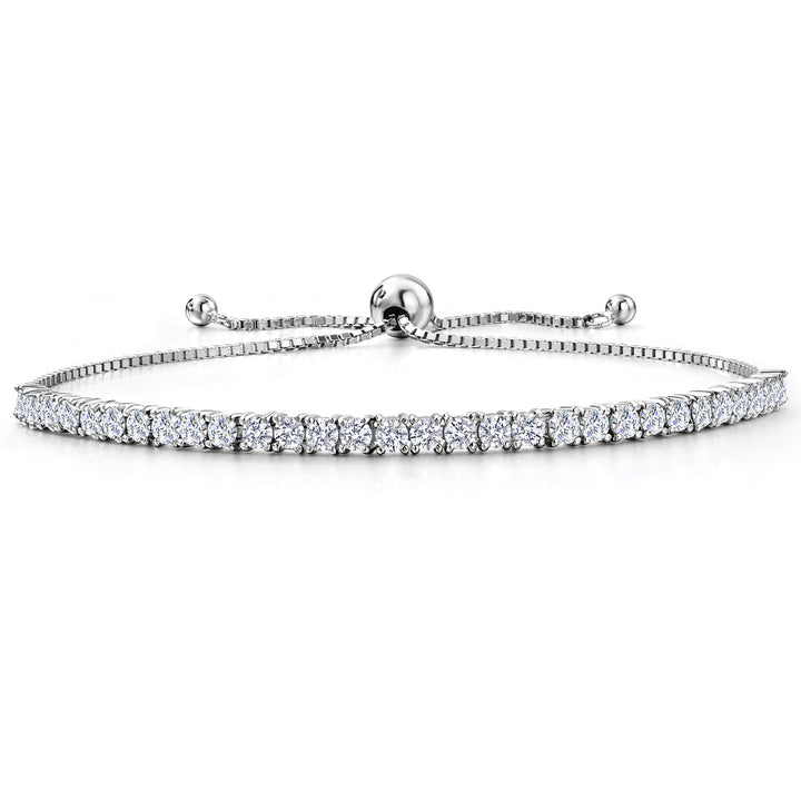 2 Carats_E - F_Bracelet in 925 Sterling Silver