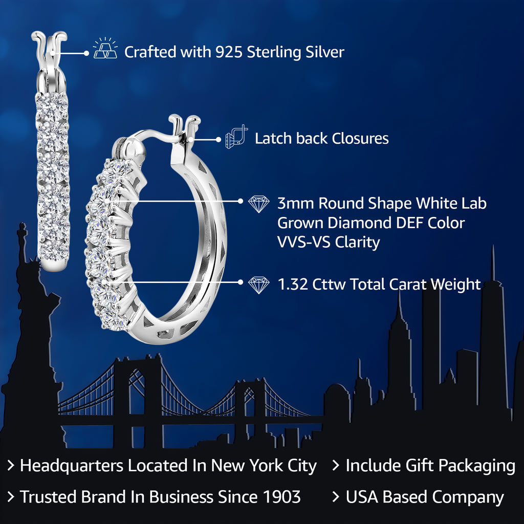 E - F_Earrings in 925 Sterling Silver