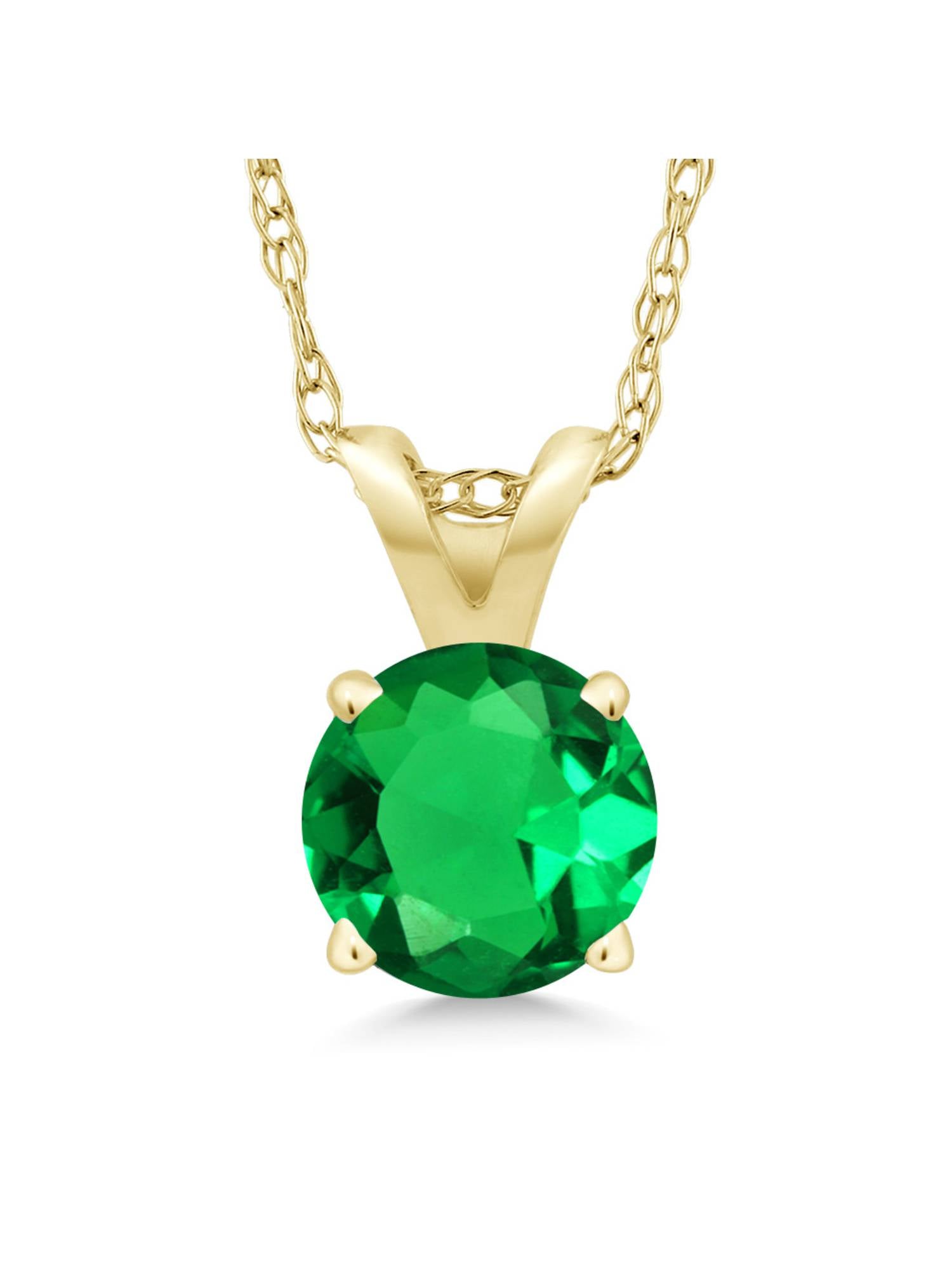 Nano Emerald - May_14K Yellow Gold