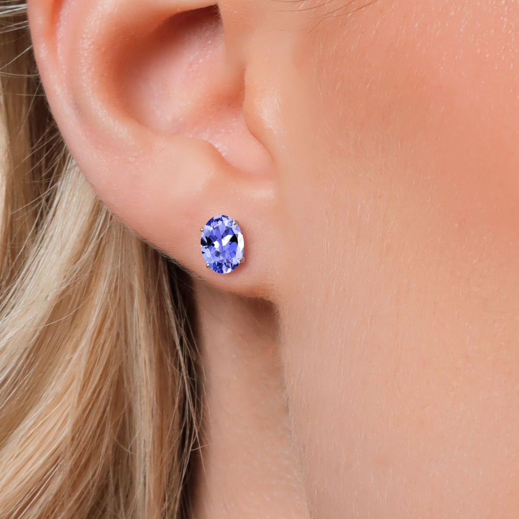 Earrings in 14K White Gold