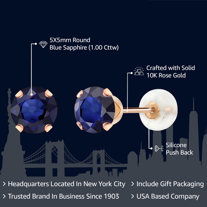 Earrings in 10K Rose Gold