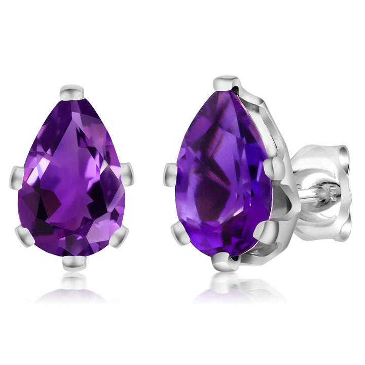 Amethyst - February_Earrings in 925 Sterling Silver