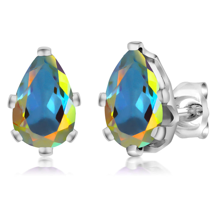 Mercury Mist Mystic Topaz_Earrings in 925 Sterling Silver