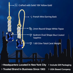 Earrings in 10K Yellow Gold