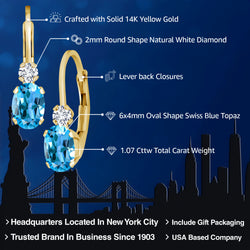Earrings in 14K Yellow Gold
