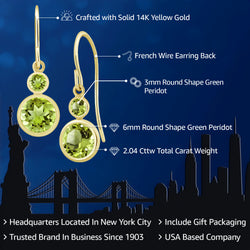 Earrings in 14K Yellow Gold