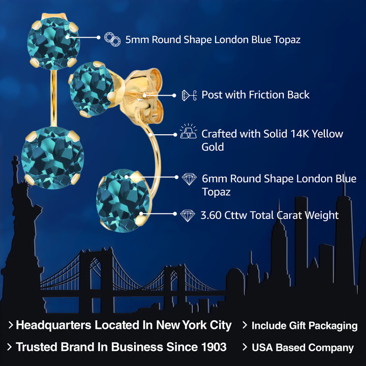 Earrings in 14K Yellow Gold