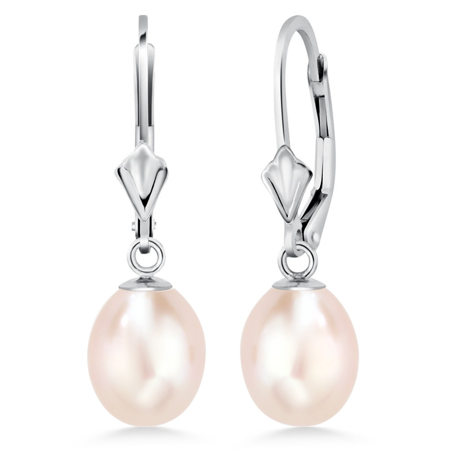 Pink_White Gold_Earrings in White Gold