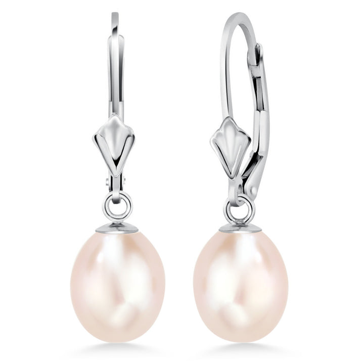 Pink_White Gold_Earrings in White Gold