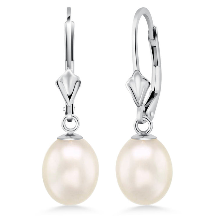 White_White Gold_Earrings in White Gold