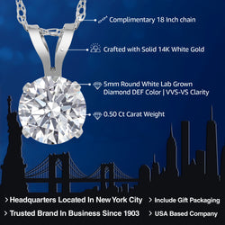 Pendant in 14K White Gold