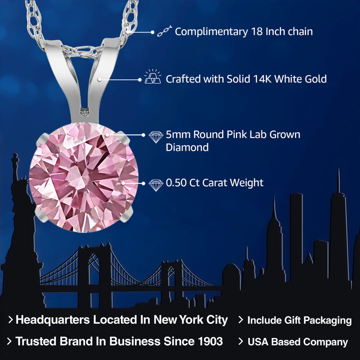 Pendant in 14K White Gold