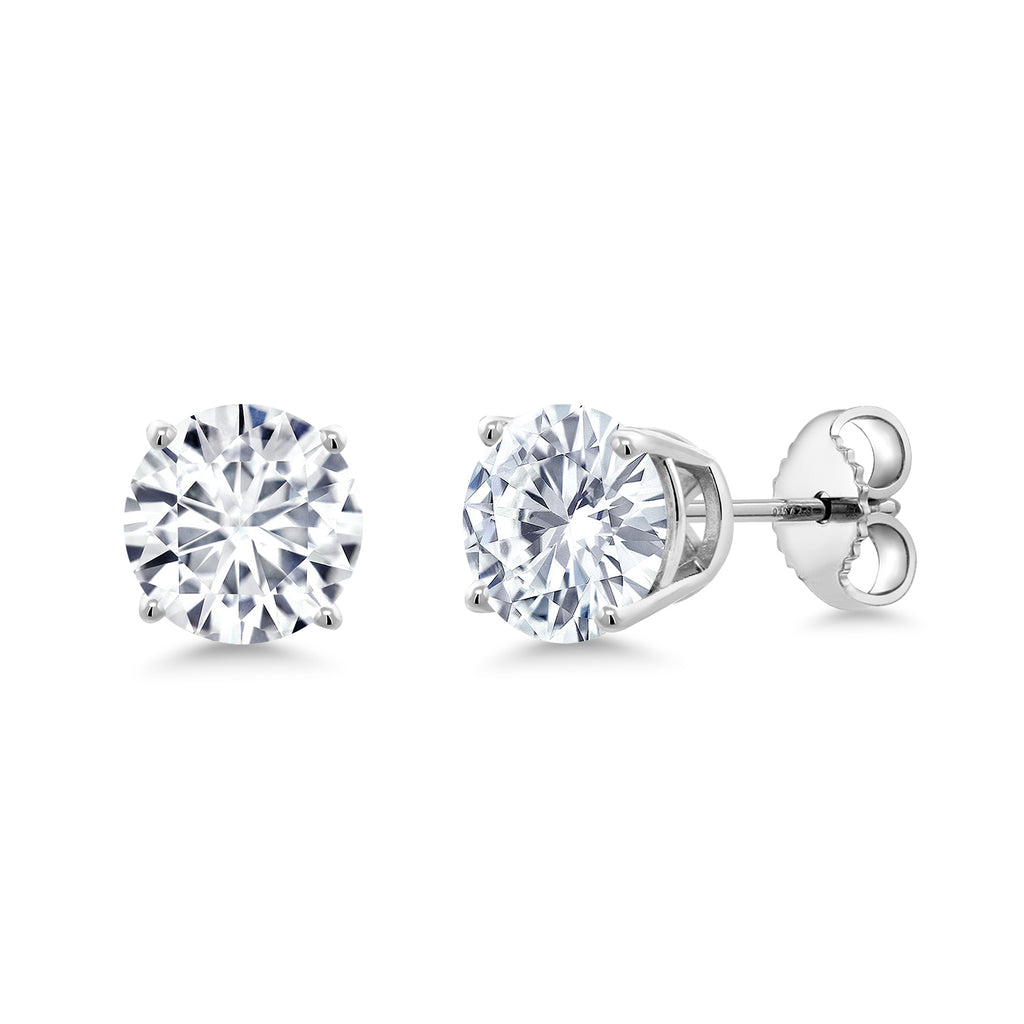 2.00 Carat_925 Sterling Silver_Earrings in 925 Sterling Silver