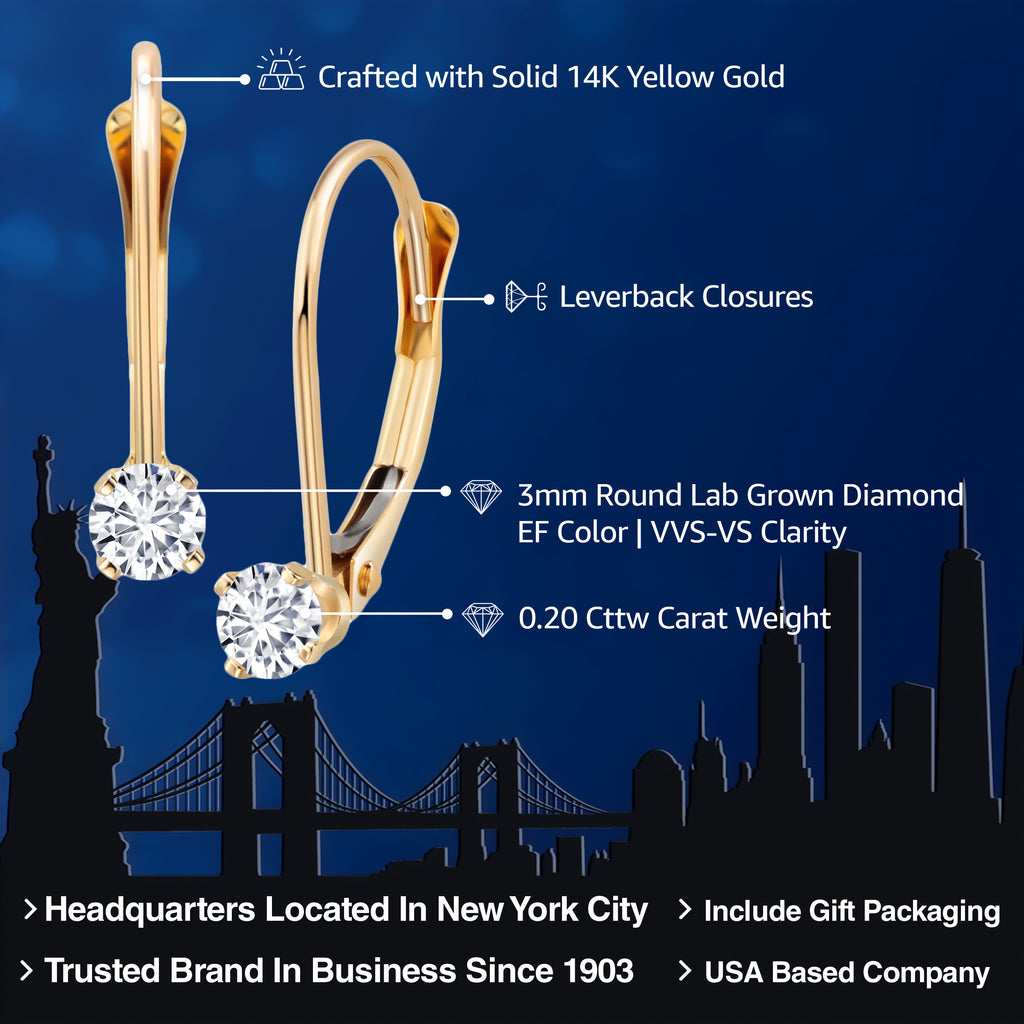 Earrings in 14K Yellow Gold
