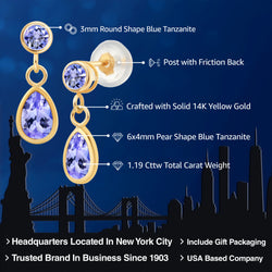 Earrings in 14K Yellow Gold