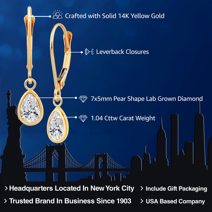 Earrings in 14K Yellow Gold