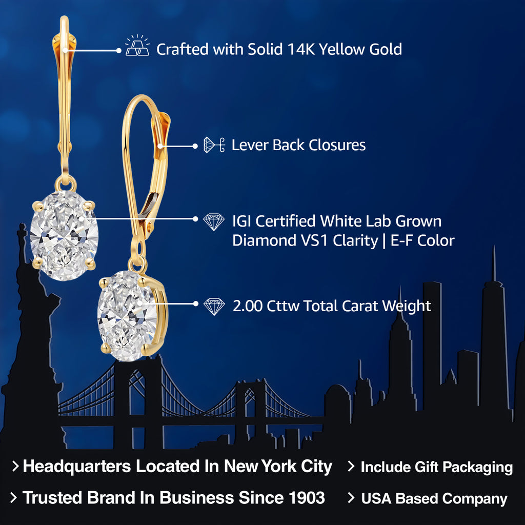 Earrings in 14K Yellow Gold