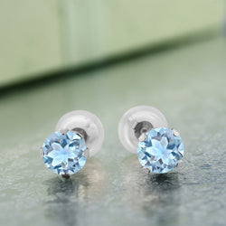 Earrings in 14K White Gold