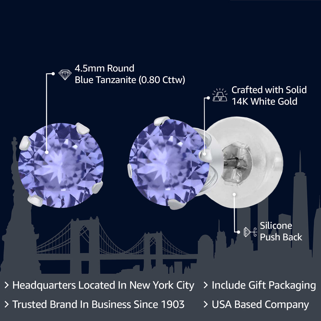 Earrings in 14K White Gold